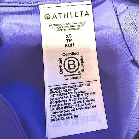 Athleta Arrival Periwinkle UPF 50+ Maxi Side Slit Pocket Dress XS NWT - Picture 8 of 9
